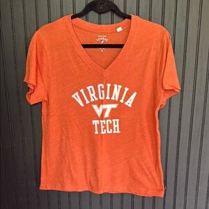 Virginia Tech Orange Fitted Short Sleeve Tee
